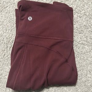 High Rise Lululemon Flare Leggings